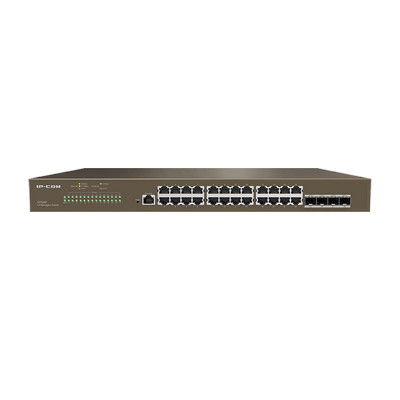 IP-COM G5328F - SWITCH 24PT GIGABIT 10/100/1000M + 4PSFP + 1PT CONSOLE