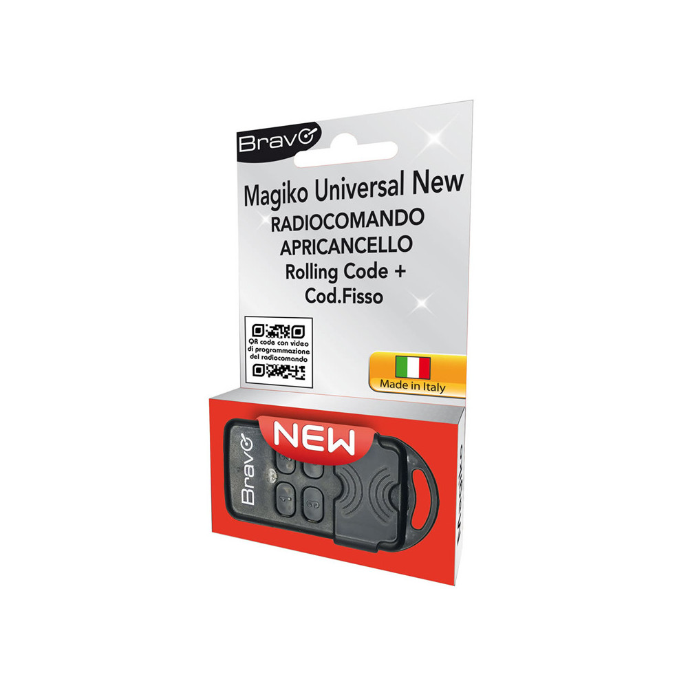 BRAVO MAGIKO UNIVERSAL NEW (90502186) - RADIOCOMANDO APRICANCELLO ROLLING CODE - AUTOAPPRENDENTE