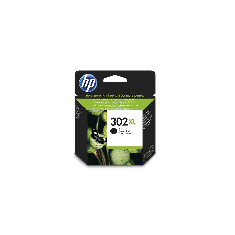 HP 302XL BLACK (F6U68AE) - CARTUCCIA ORIGINALE AD ALTA EFFICIENZA