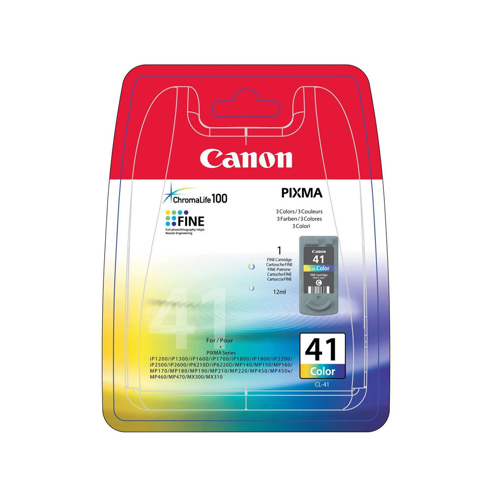 CANON CL-41 TRI-COLOR (0617B001) - CARTUCCIA ORIGINALE