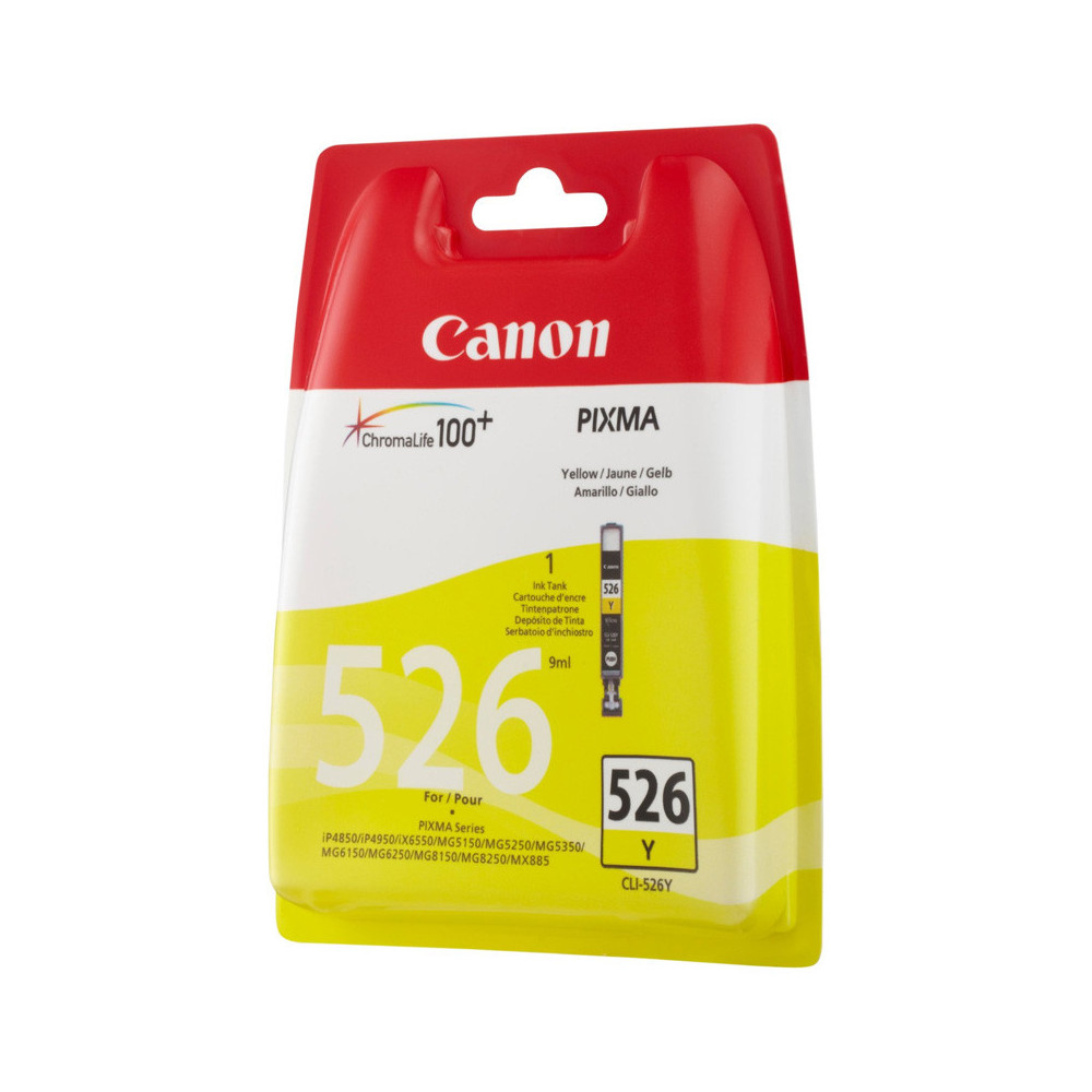 CANON CLI-526 YELLOW (4543B001) - CARTUCCIA ORIGINALE