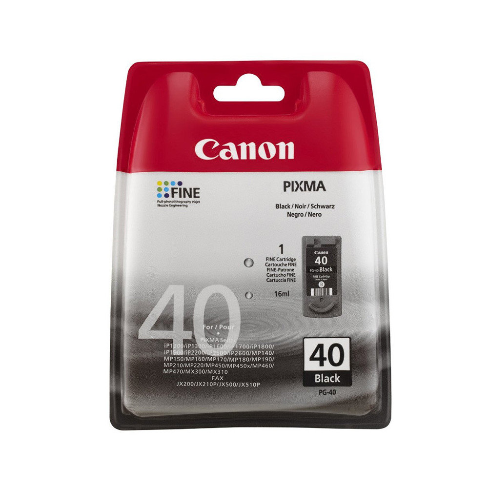 CANON PG-40 BLACK (0615B001) - CARTUCCIA ORIGINALE