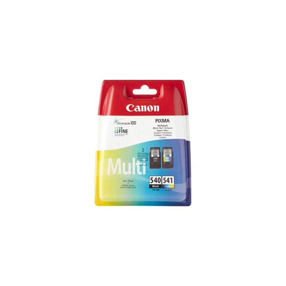 CANON PG-540 BLACK + CL-541 TRI-COLOR (5225B006) - CARTUCCIA ORIGINALE MULTIPACK