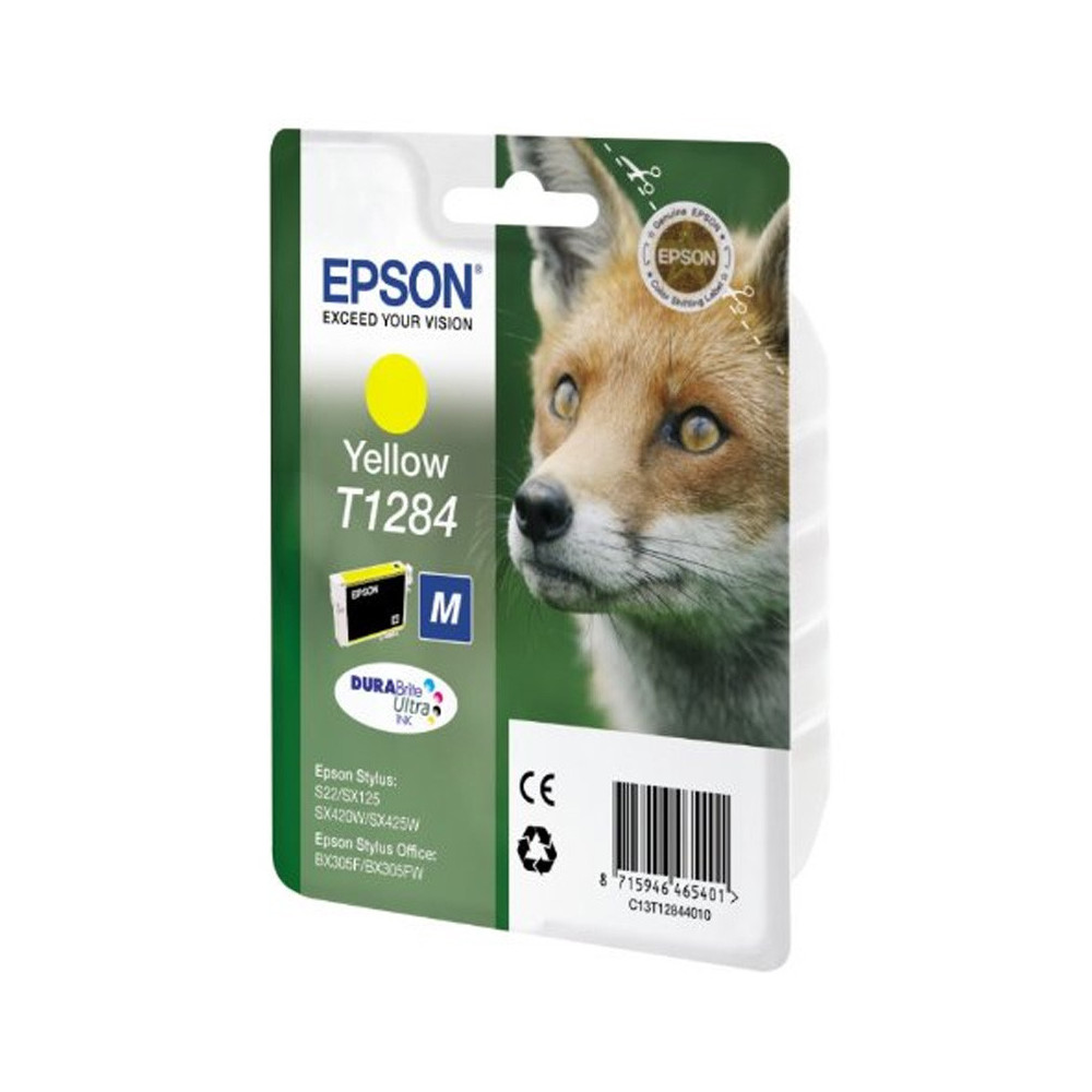 EPSON T1284 YELLOW (C13T12844011) - CARTUCCIA ORIGINALE