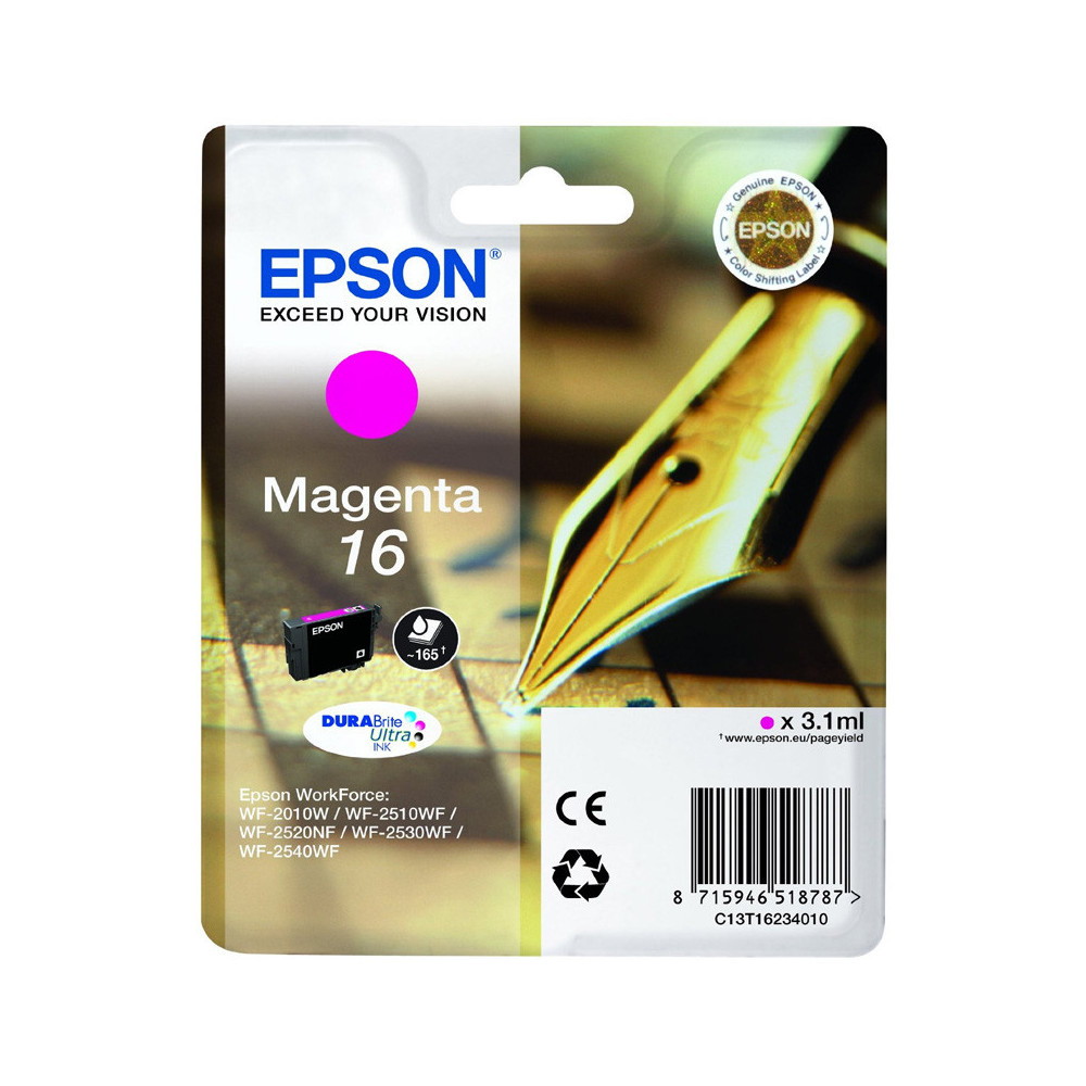 EPSON  T16 MAGENTA (C13T16234010) - CARTUCCIA ORIGINALE