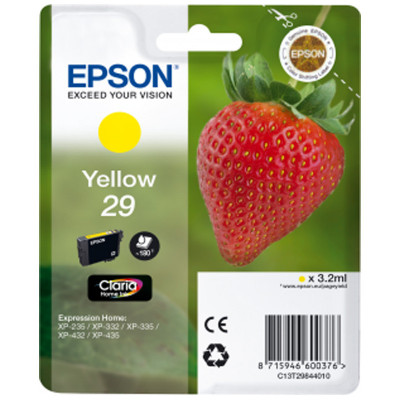 EPSON T29 YELLOW (C13T29844010) - CARTUCCIA ORIGINALE