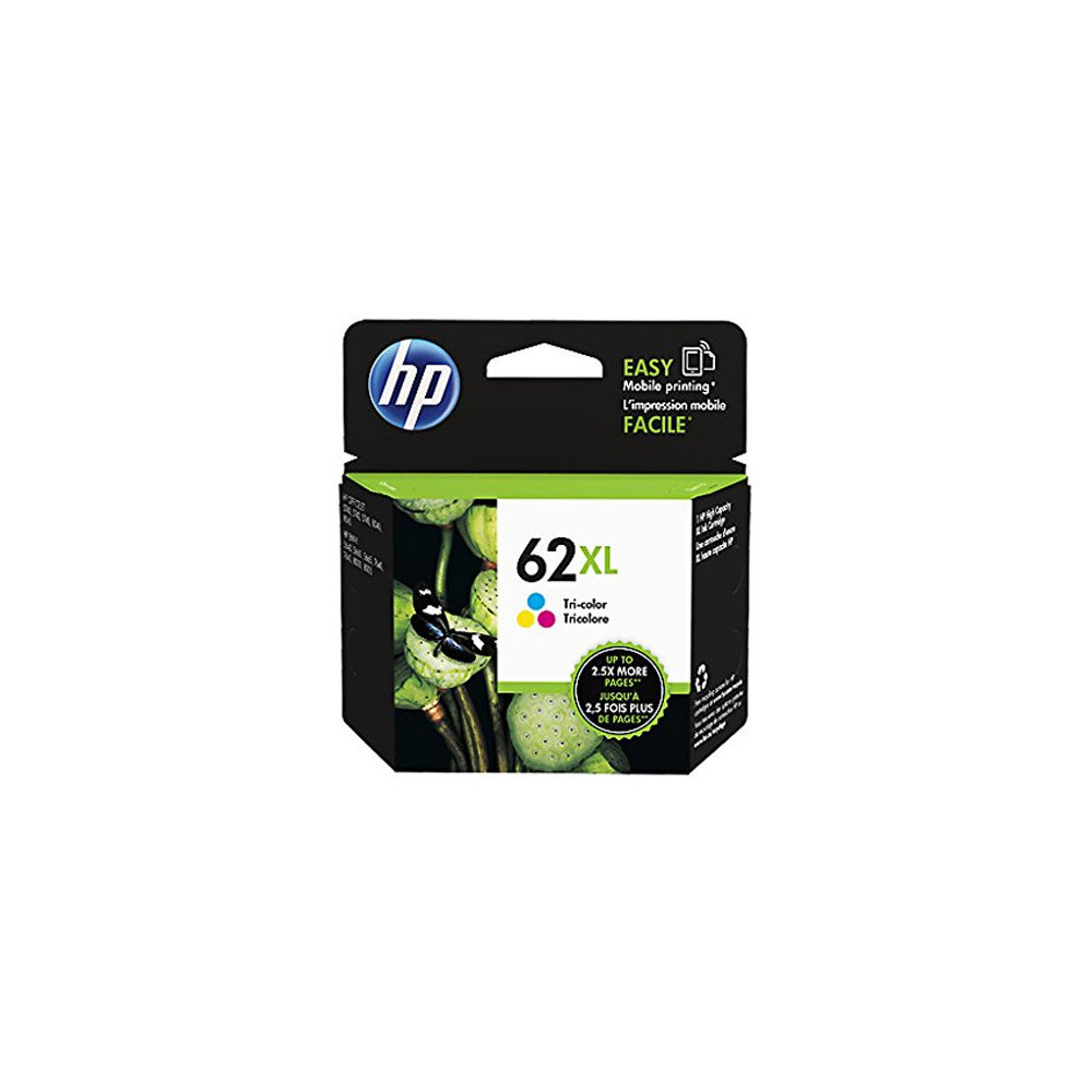 HP 62XL TRI-COLOR (C2P07AE) - CARTUCCIA ORIGINALE AD ALTA EFFICIENZA