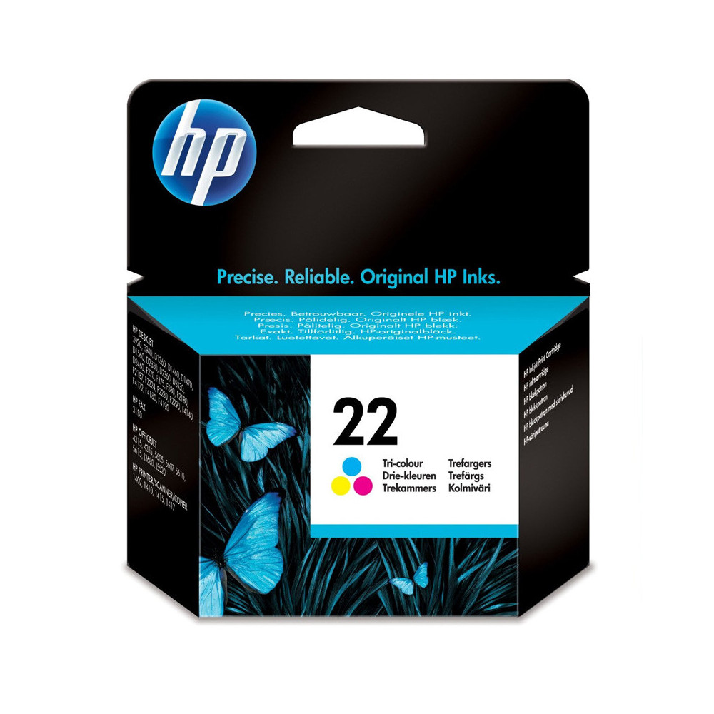 HP 22 TRI-COLOR (C9352AE) - CARTUCCIA ORIGINALE