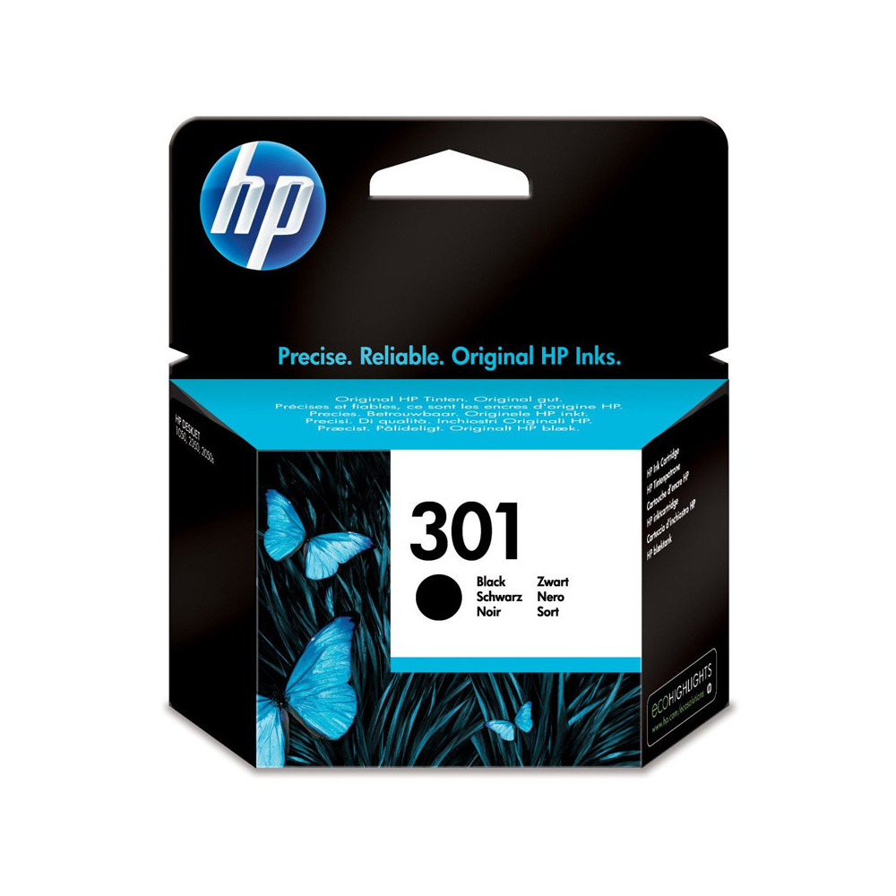 HP 301 BLACK (CH561EE) - CARTUCCIA ORIGINALE