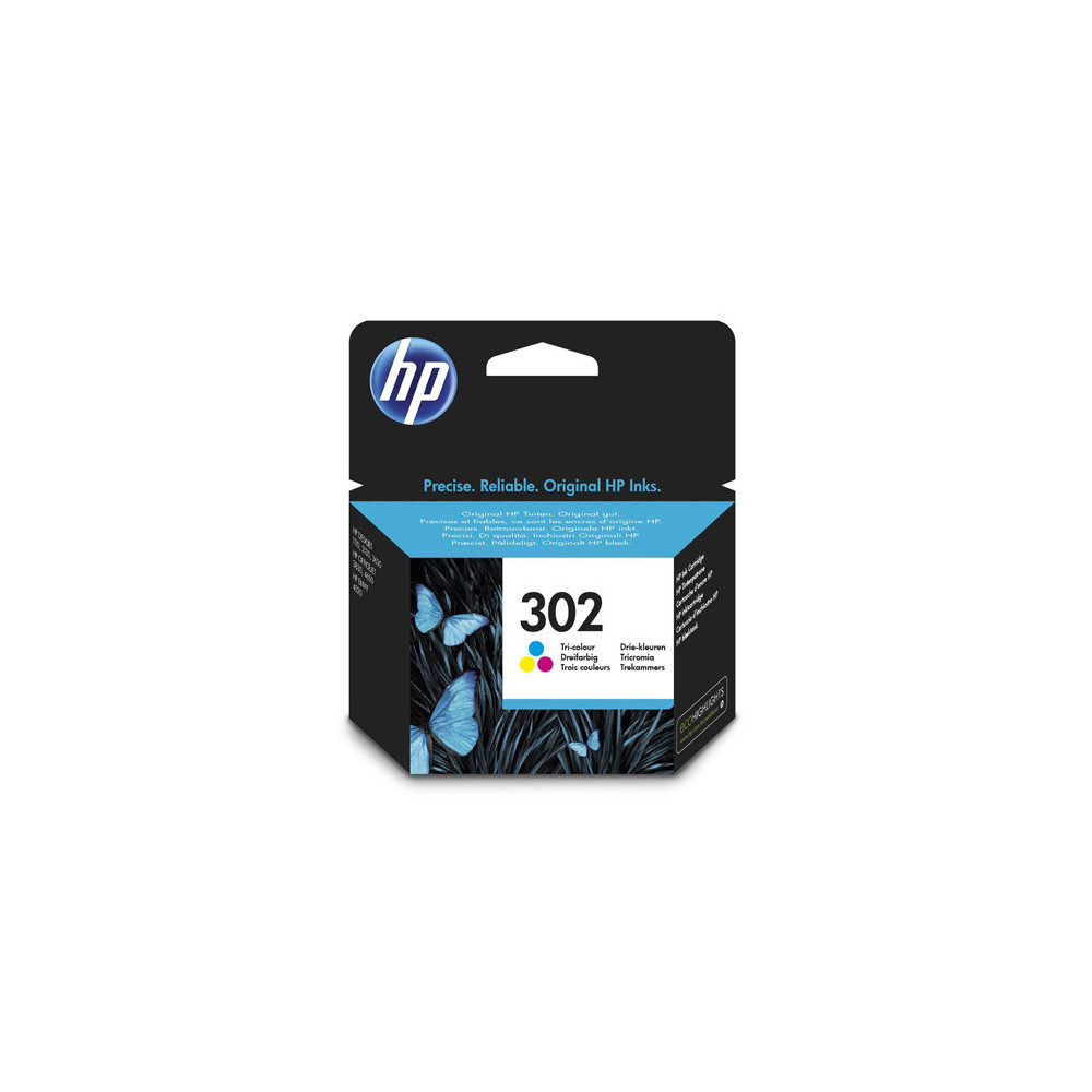 HP 302 TRI-COLOR (F6U65AE) - CARTUCCIA ORIGINALE