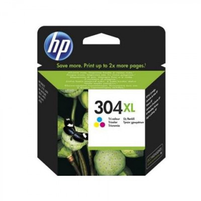 HP 304XL TRI-COLOR (N9K07AE) - CARTUCCIA ORIGINALE AD ALTA EFFICIENZA