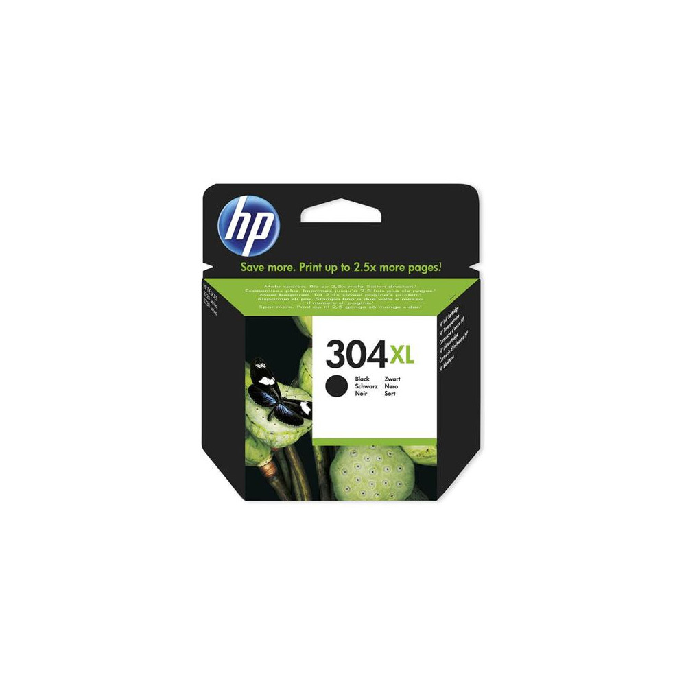 HP 304XL BLACK (N9K08AE) - CARTUCCIA ORIGINALE AD ALTA EFFICIENZA