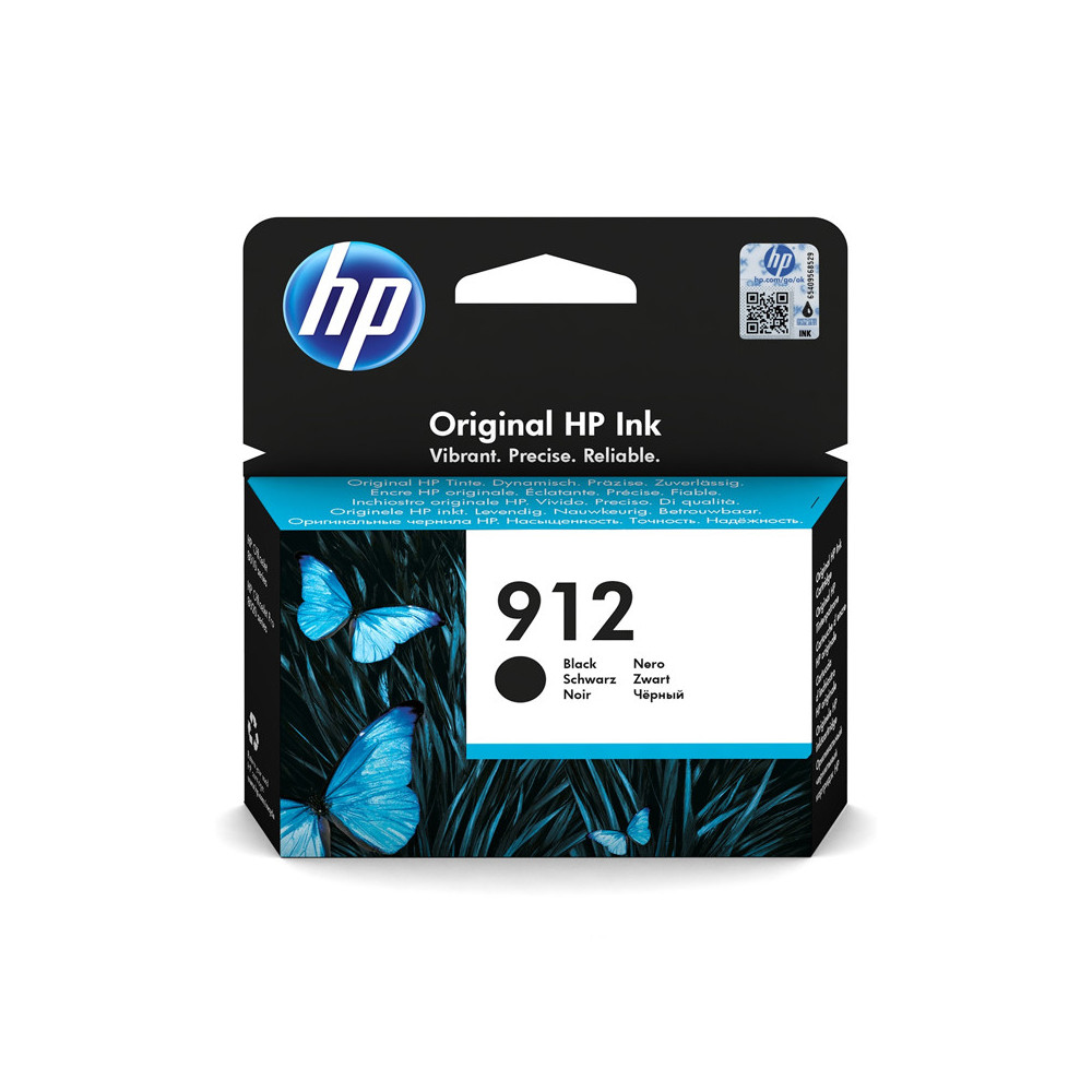 HP 912 BLACK (3YL80AE) - CARTUCCIA ORIGINALE