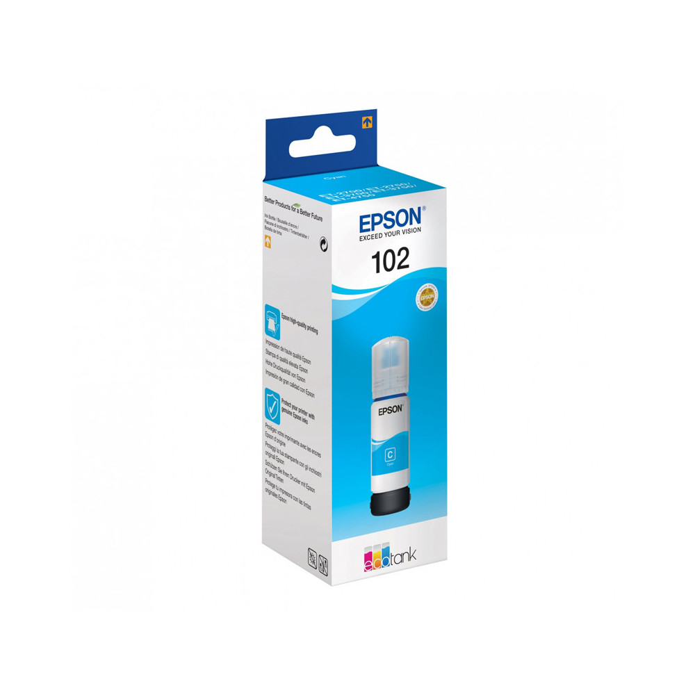 EPSON 102 CIANO (C13T03R240) - CARTUCCIA ORIGINALE