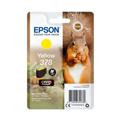 EPSON 378 YELLOW (C13T37844020) - CARTUCCIA ORIGINALE