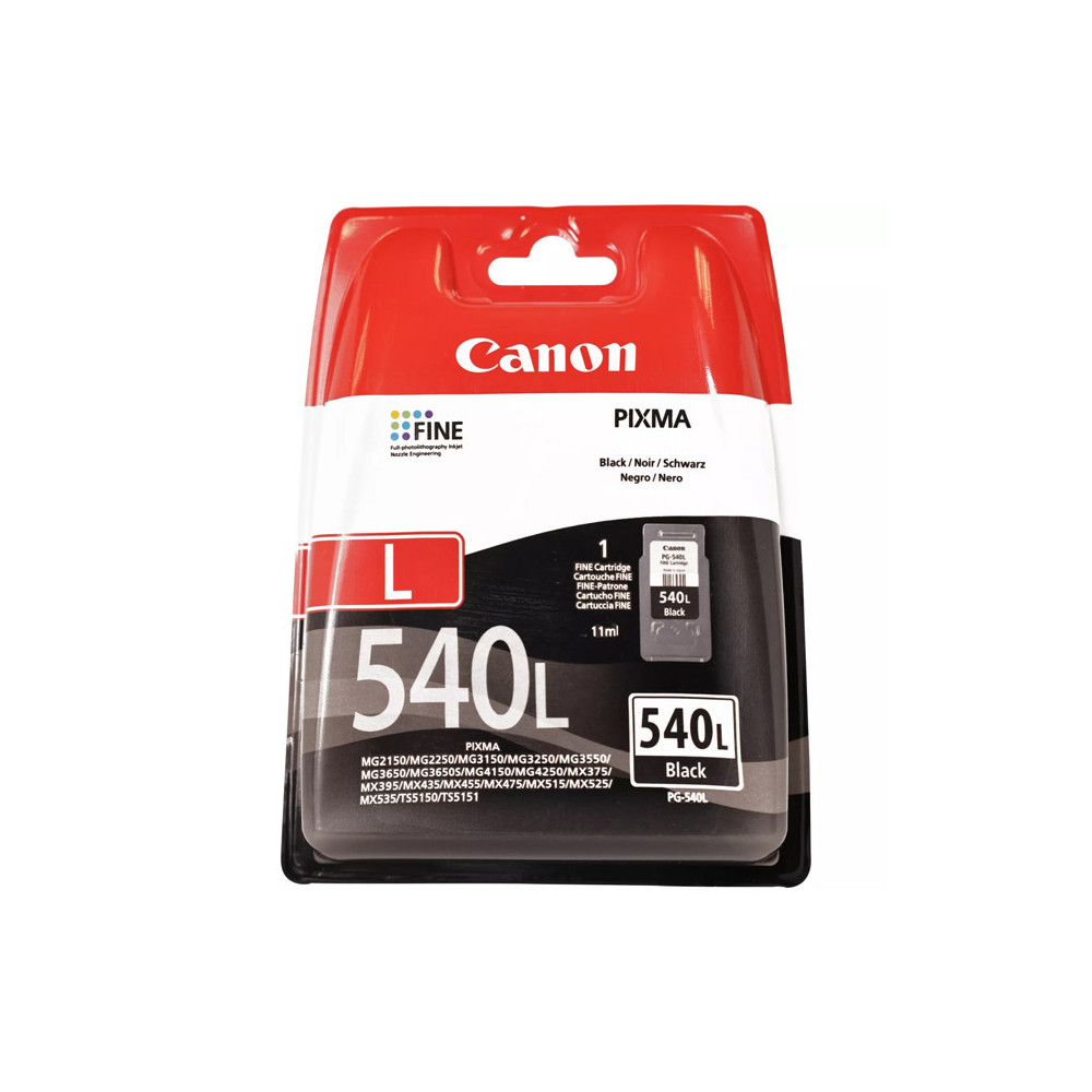 CANON PG-540L BLACK (5224B001) - CARTUCCIA ORIGINALE AD ALTA EFFICIENZA