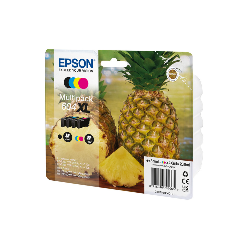 EPSON 604XL MULTIPACK (C13T10H64010) - CARTUCCIA ORIGINALE AD ALTA EFFICIENZA