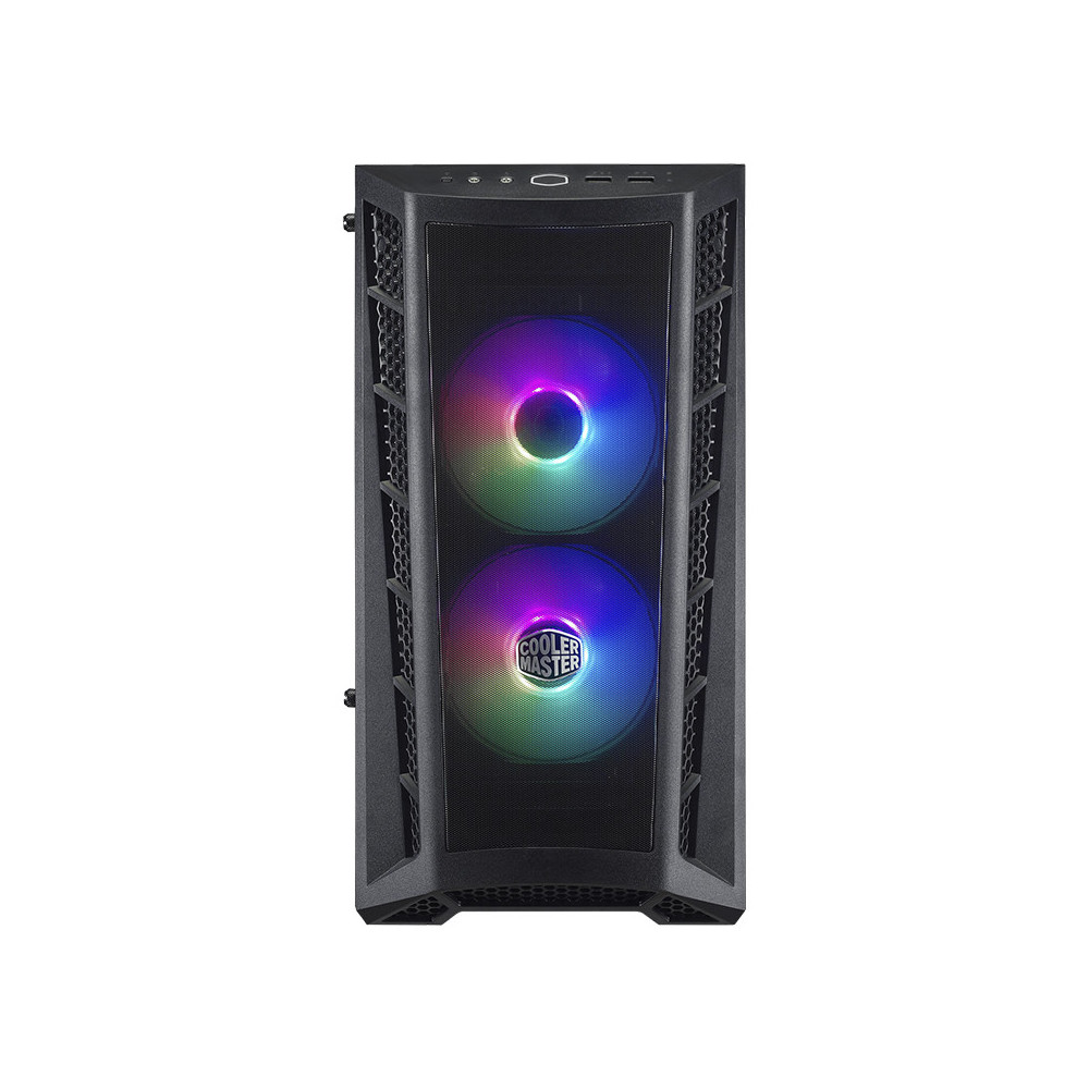 COOLER MASTER MASTERBOX MB311L ARGB - CASE MINI TOWER - 2USB3Audio I e O1xARGB 2-to-3 Splitter2x Combo 2.5/3.52xSSD2x120mm ARGB