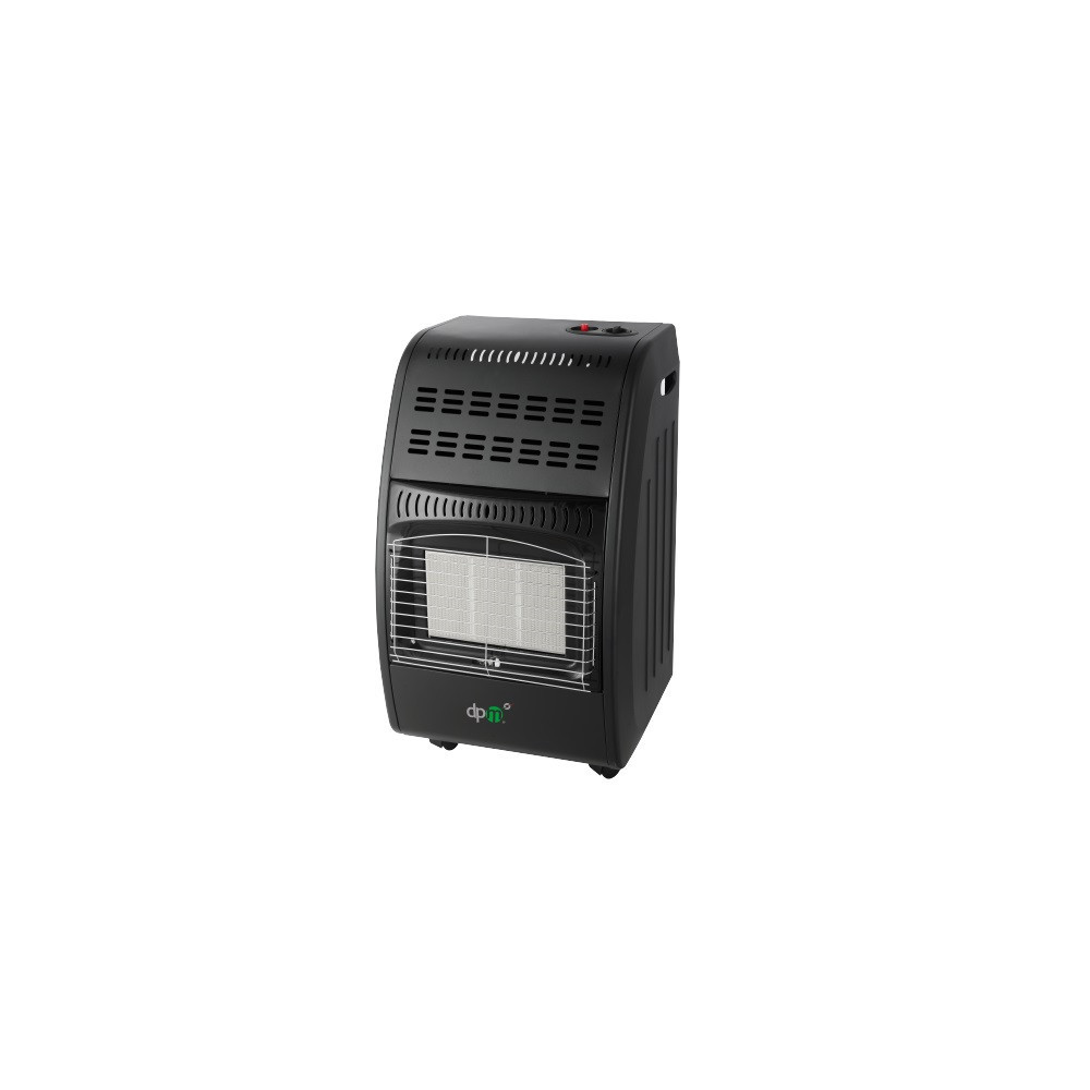 STUFA A GAS DPM DA505 POTENZA TERMICA MAX 4200 W TERMOSTATO 3 POSIZIONI - BLACK