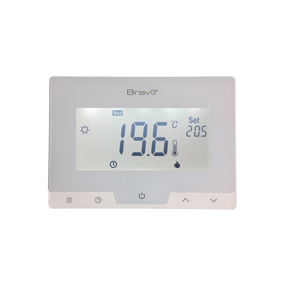 BRAVO GLAM (93003110) - CRONOTERMOSTATO DIGITALE - DISPLAY 3.78 - PROGRAMMAZIONE AUTOMATICA O MANUALE