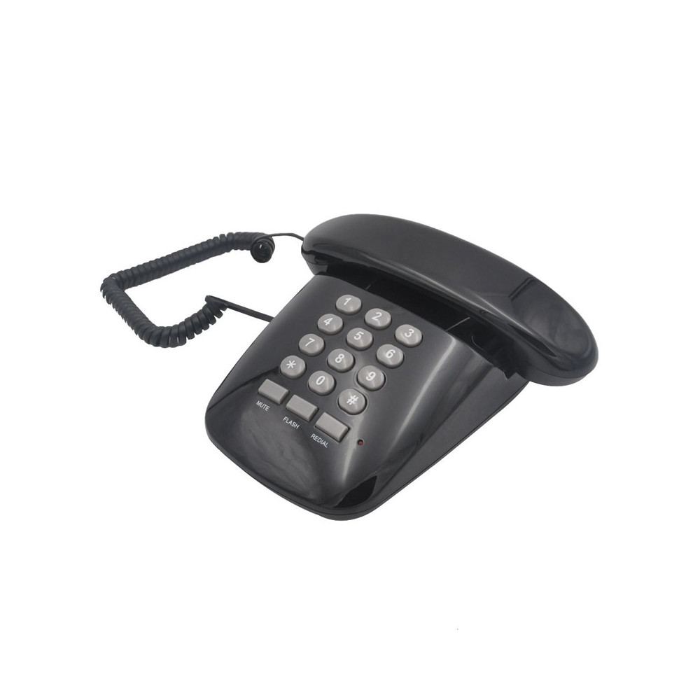 BRONDI SOLE (NERO) - TELEFONO CORDED - DESIGN RETRO''