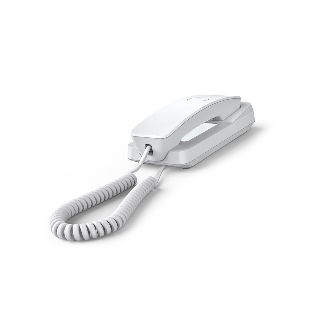 GIGASET DESK 200 (BIANCO) - TELEFONO CORDED - COMPATIBILE CENTRALINI TELEFONICI E APPARECCHI ACUSTICI