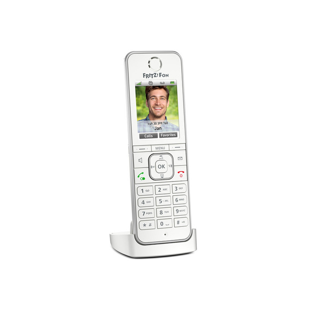 (20002875) FRITZ FON C6 - TELEFONO CORDLESS - VIVAVOCE - DISPLAY A COLORI