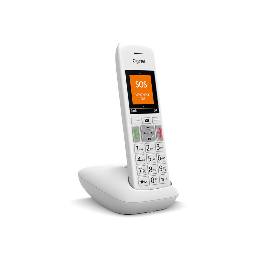 GIGASET E390 (BIANCO) - TELEFONO CORDLESS - VIVAVOCE