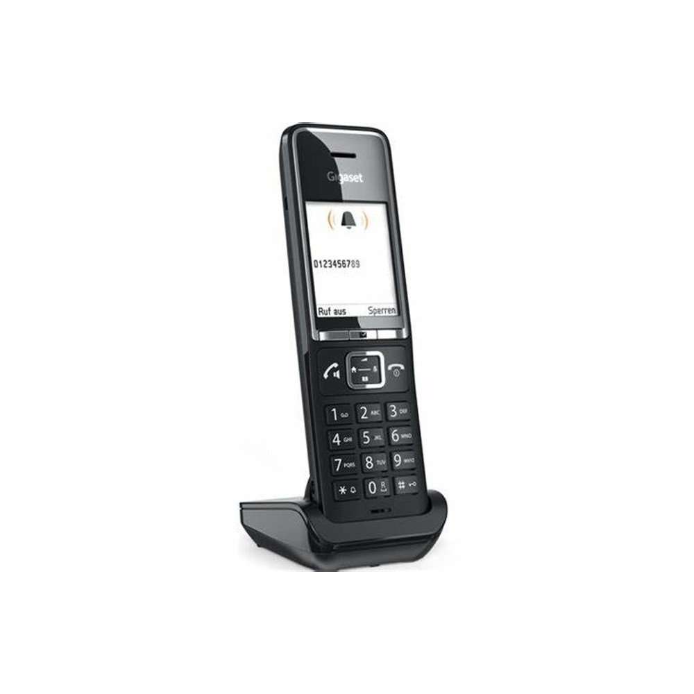 GIGASET COMFORT 550 (NERO) - TELEFONO CORDLESS - VIVAVOCE - PRESA CUFFIE