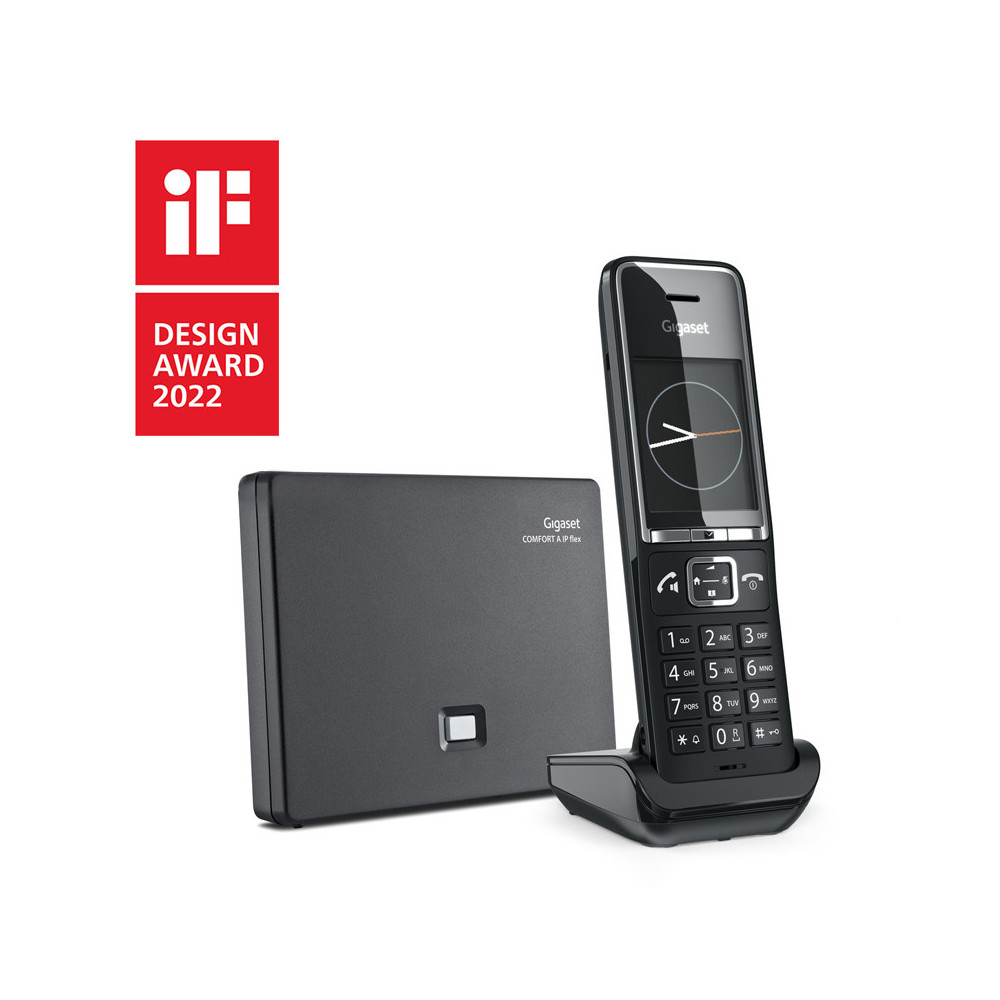 GIGASET COMFORT 550A IP (NERO) - TELEFONO CORDLESS - VOIP - VIVAVOCE - SEGRETERIA