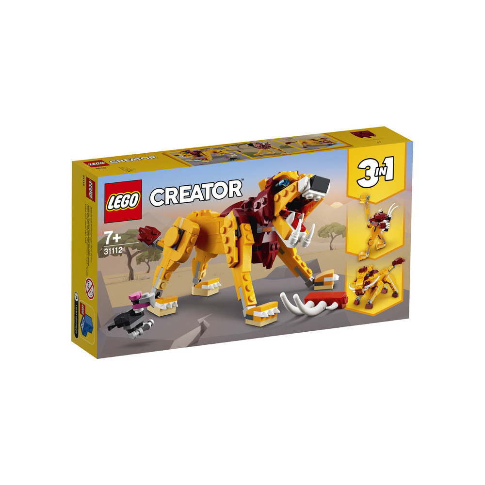 LEGO 31112 - LEONE SELVATICO - CREATOR 3-IN-1