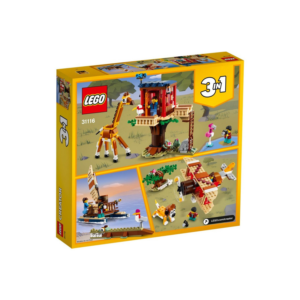 LEGO 31116 - CASA SULL ALBERO DEL SAFARI - CREATOR 3-IN-1