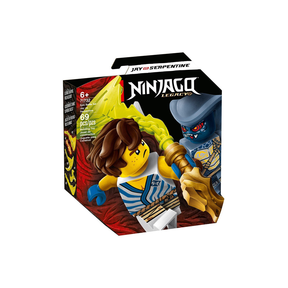 LEGO 71732 - BATTAGLIA EPICA - JAY VS SERPENTINO - NINJAGO