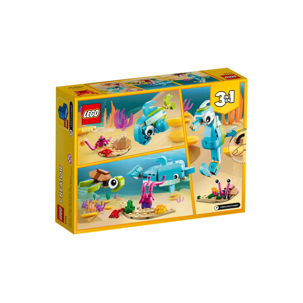 LEGO 31128 - DELFINO E TARTARUGA - CREATOR 3-IN-1