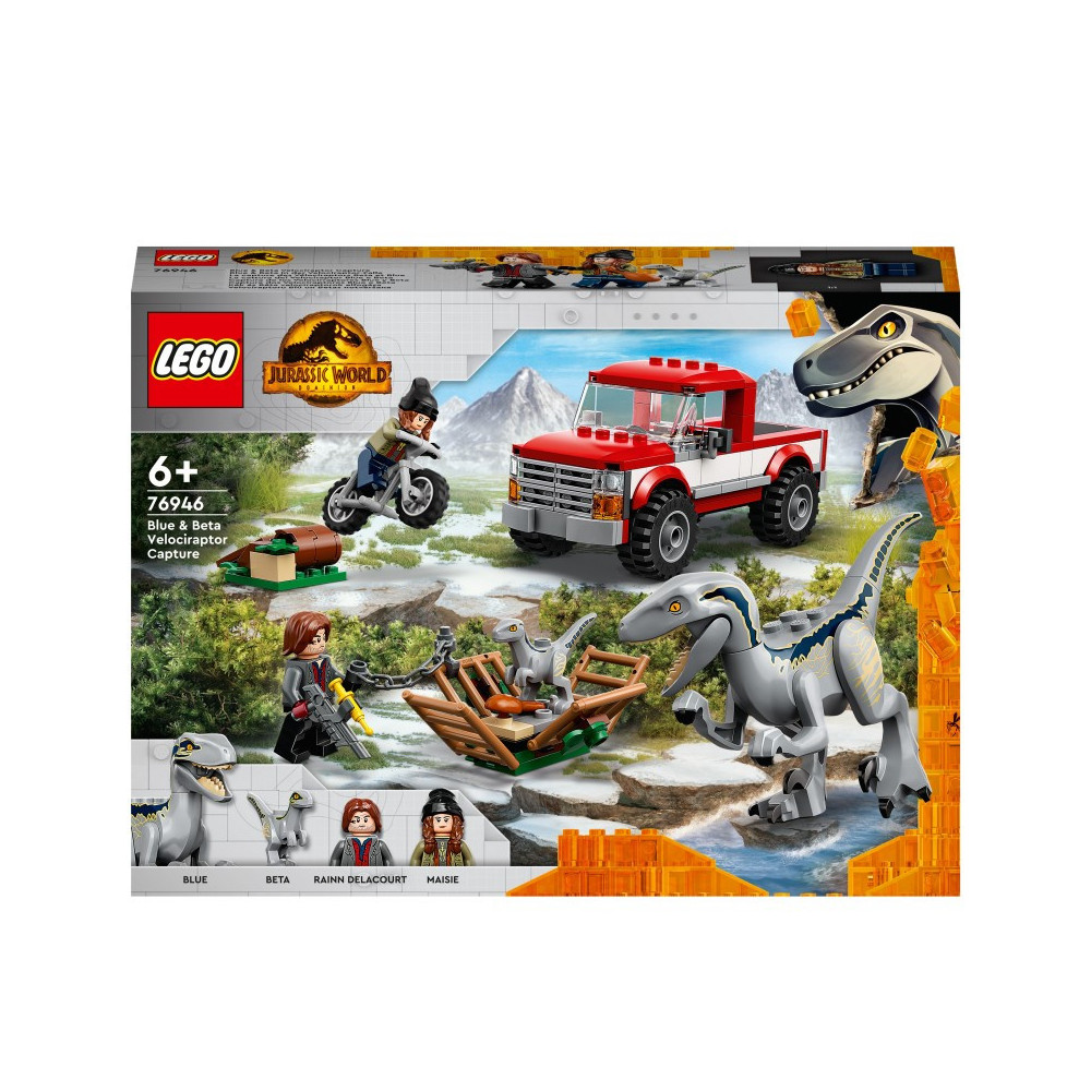 LEGO 76946 - LA CATTURA DEI VELOCIRAPTOR BLUE E BETA - JURASSIC WORLD