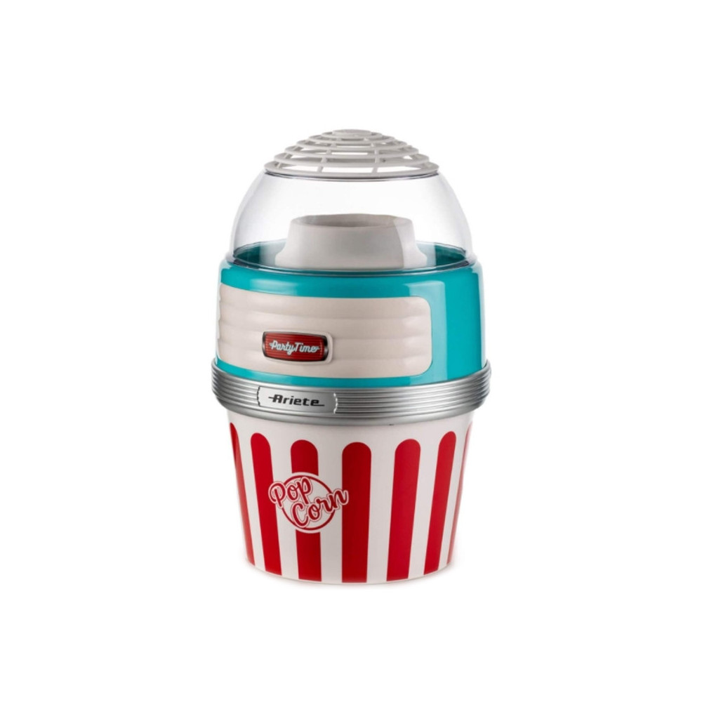 ARIETE POP CORN XL CELESTE (PARTY TIME) (2957/01) - MACCHINA PER POP CORN - DESIGN VINTAGE - 1100W