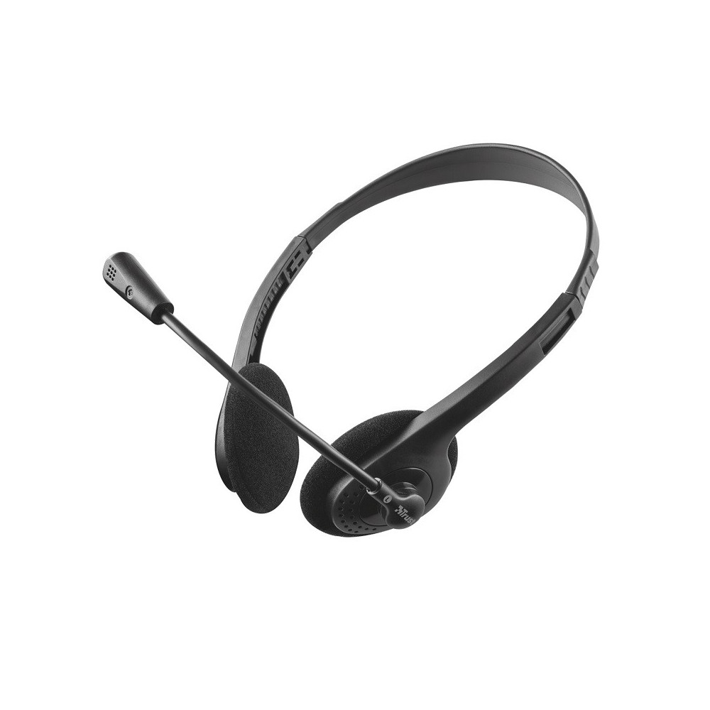 TRUST PRIMO (21665) - CUFFIE ON-EAR CON MICROFONO IDEALI PER CHAT