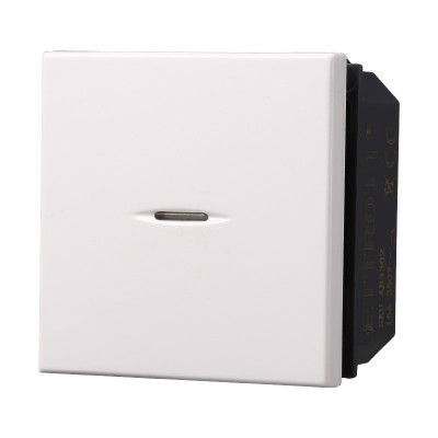 ETTROIT DEVIATORE ASSIALE 2 POSTI16A - SERIE MOON - BIANCO (AB3302) Compatibile BTicino Axolute