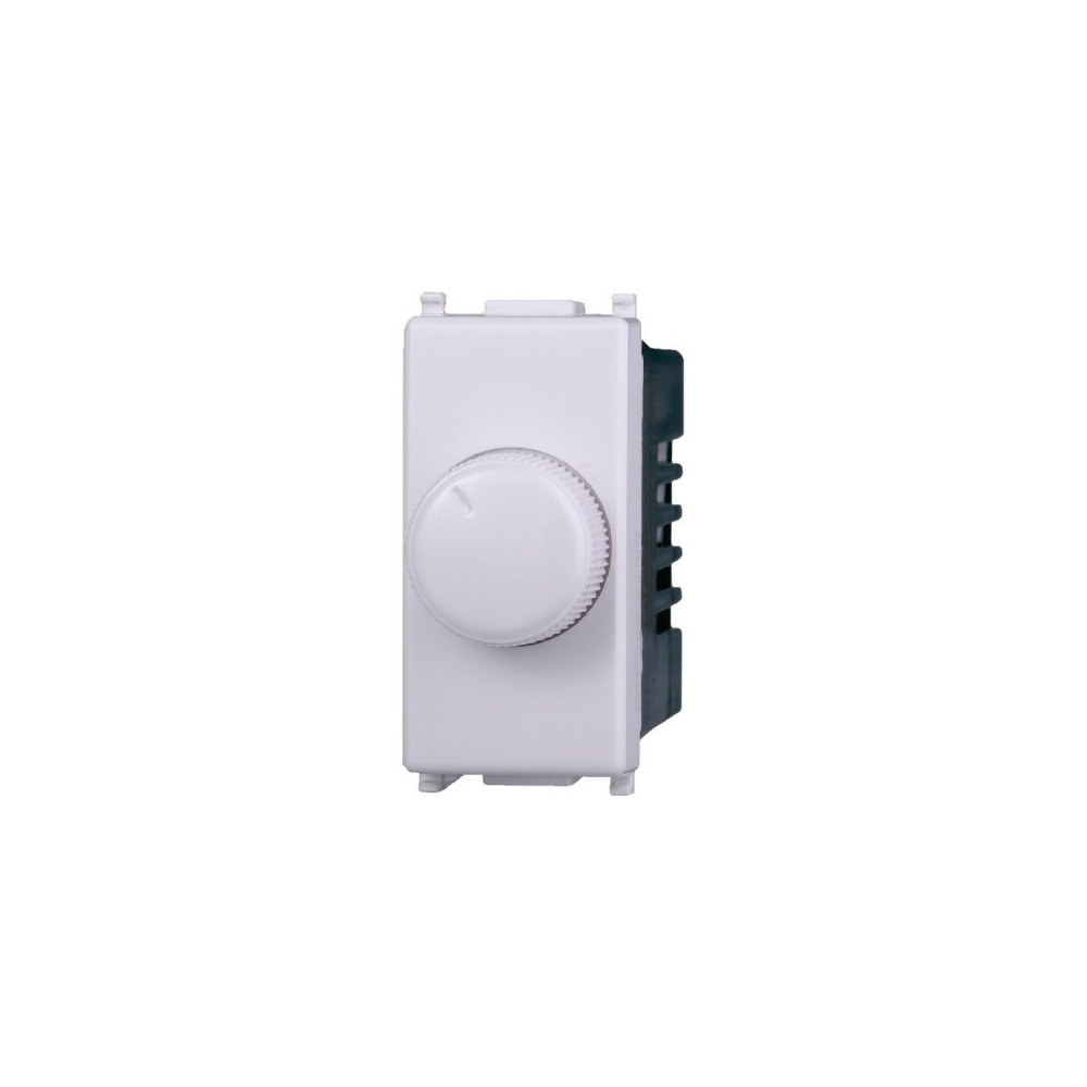 ETTROIT REGOLATORE DIMMER 100-1000W ON/OFF - SERIE STARLIGHT - BIANCO (EV1301) Compatibile Vimar Plana