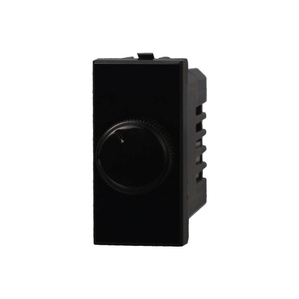 ETTROIT REGOLATORE DIMMER 100-1000W ON/OFF - SERIE MOON - NERO (AN1301) Compatibile BTicino Axolute