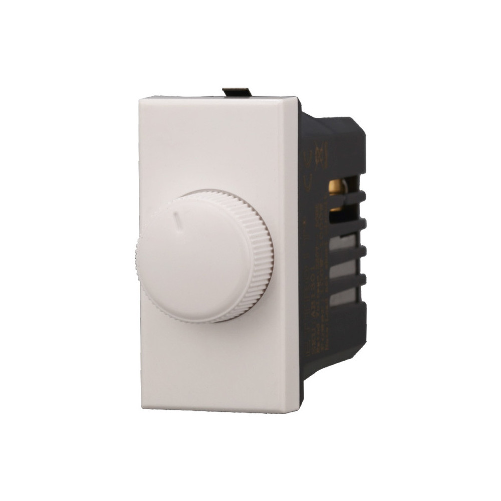 ETTROIT REGOLATORE DIMMER 100-1000W ON/OFF - SERIE MOON - BIANCO (AB1301) Compatibile ABB Axolute