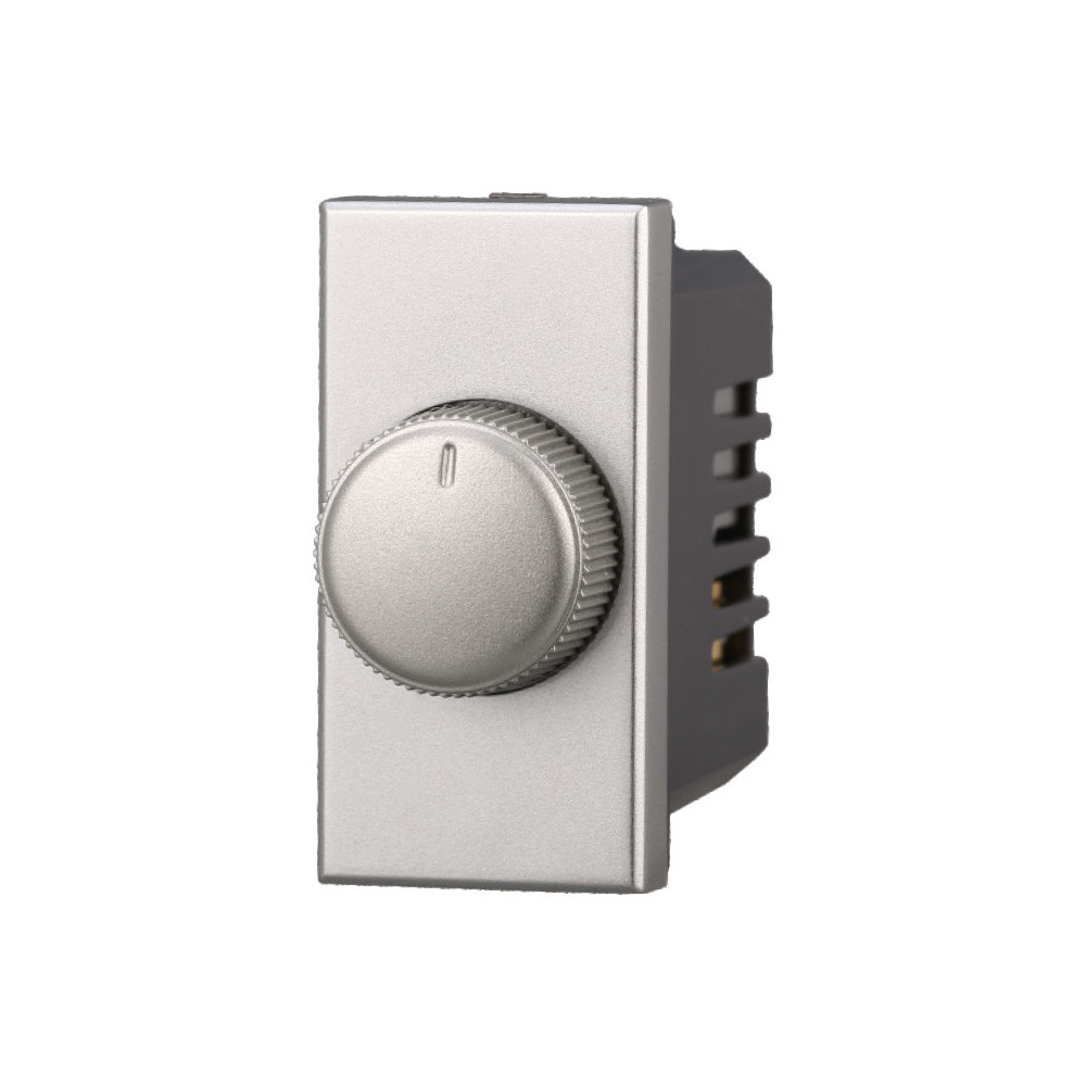 ETTROIT REGOLATORE DIMMER 100-1000W ON/OFF - SERIE MOON - GRIGIO (AG1301) Compatibile ABB Axolute