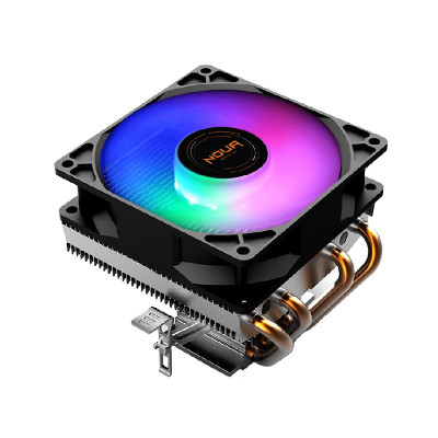 DISSIPATORE NOUA HAKU Low Profile 280W 4 Heatpipe 1*Fan 90mm Rgb Rainbow Auto Intel  e  AMD