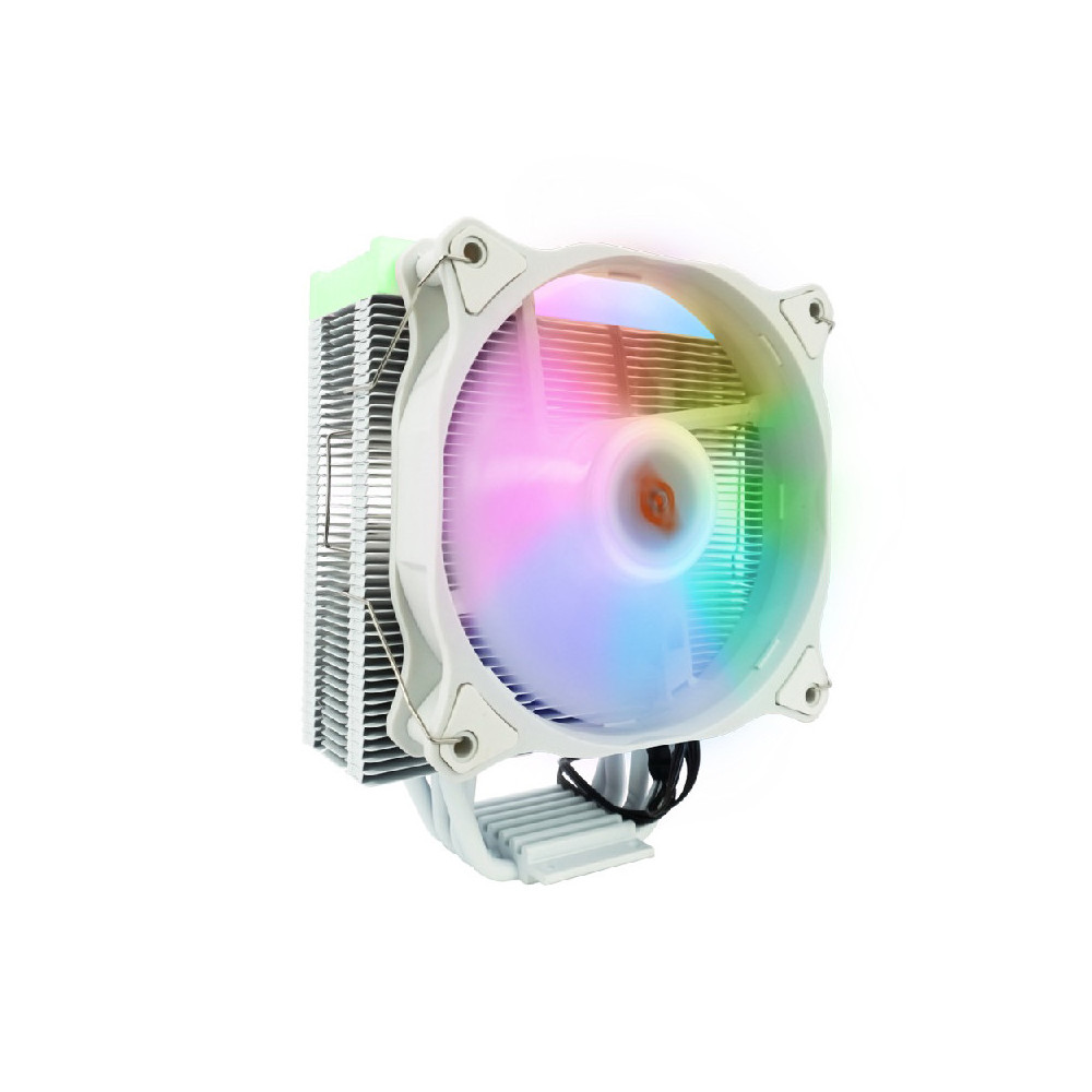 DISSIPATORE NOUA NUMB WHITE ARGB 120W Tower 4 Heatpipes 1*Fan PWM 120mm Add 5V Intel  e  AMD