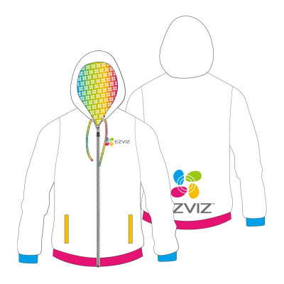 FELPA BAMBINO RAINBOW ZIP - TAGLIA 4XS