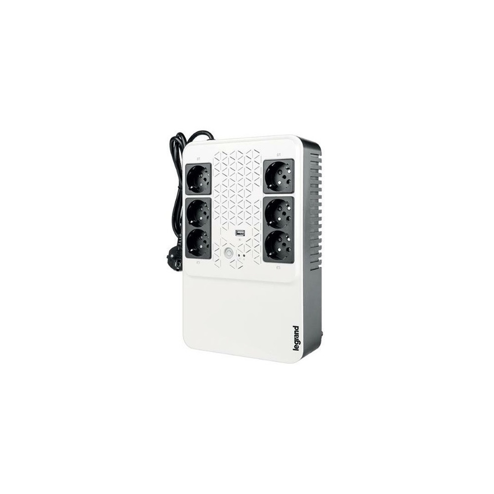 LEGRAND KEOR MULTIPLUG 600VA (310081) - UPS LINE INTERACTIVE - 6 PRESE SHUKO - AUTONOMIA 15 MINUTI