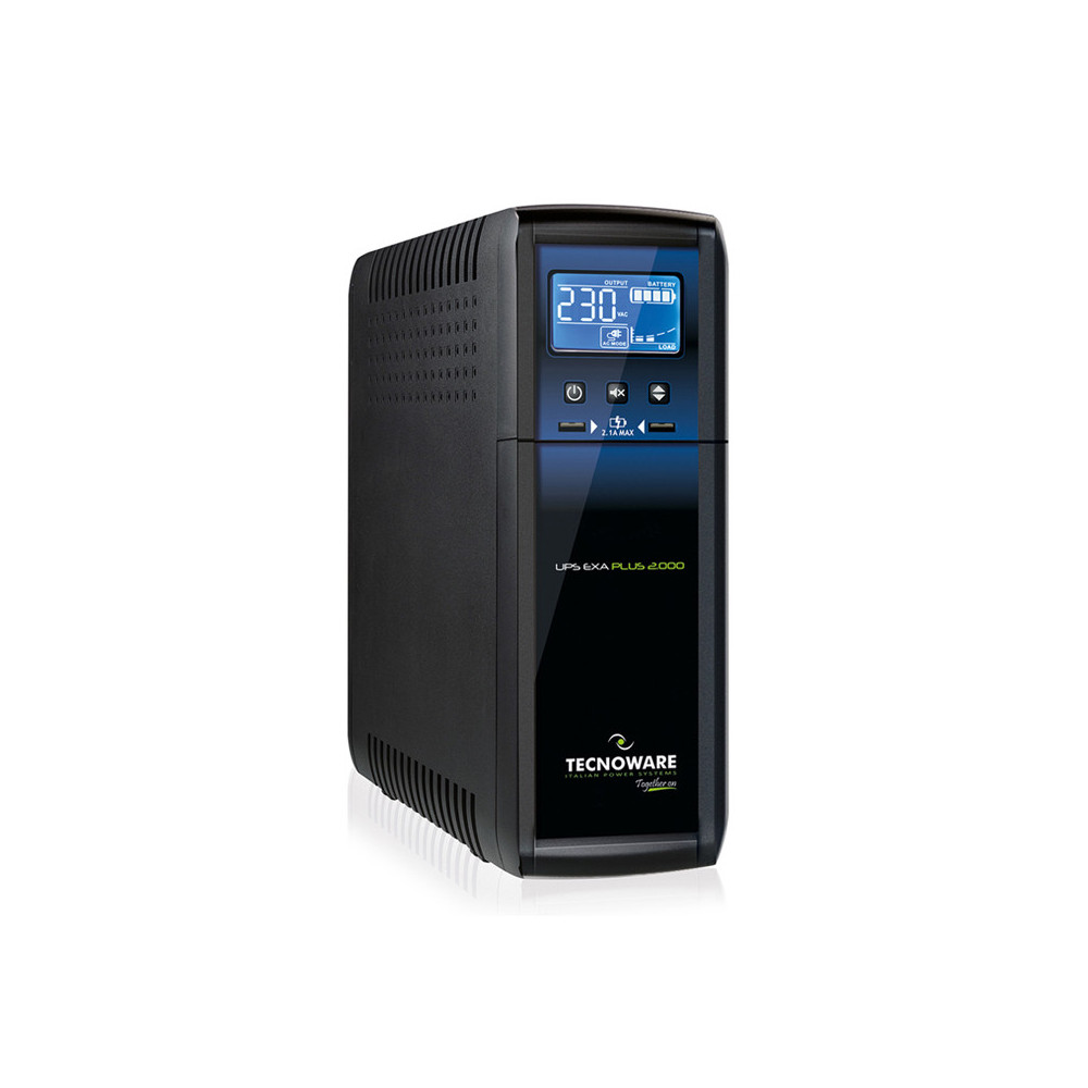 TECNOWARE EXA PLUS 2000 (FGCEXAPL2002IEC) - UPS LINE INTERACTIVE SINUSOIDALE - 1400W - AUTONOMIA 30 MINUTI