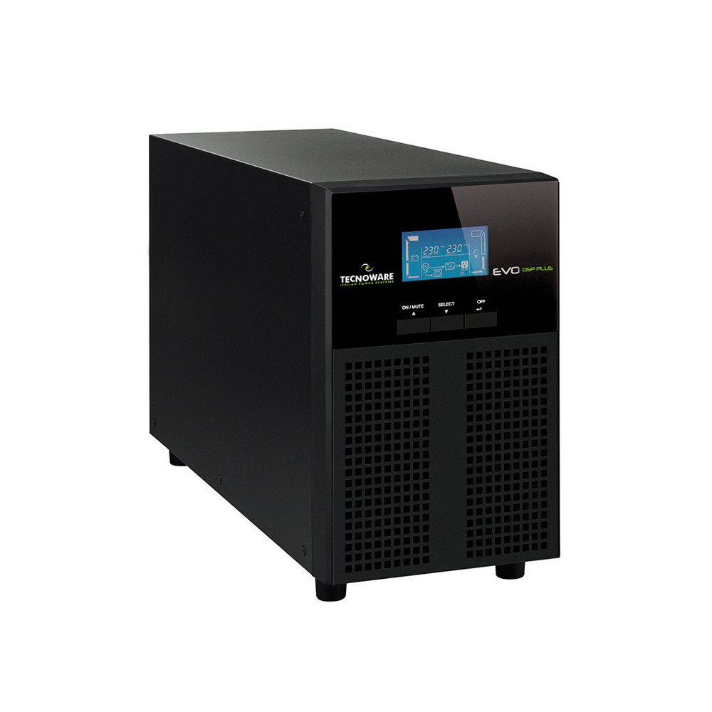 TECNOWARE EVO DSP PLUS 2400 PF 09 (FGCEDP2402IEC) - UPS TOWER ON LINE - 2160W - PRESE IEC - AUTONOMIA 10 MINUTI