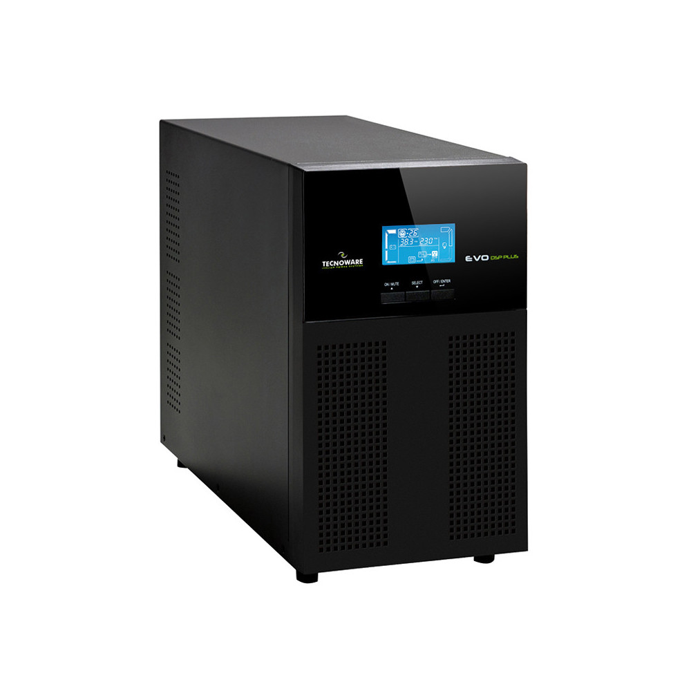 TECNOWARE EVO DSP PLUS 3600 PF 09 (FGCEDP3602IEC) - UPS TOWER ON LINE - 3240W - PRESE IEC - AUTONOMIA 10 MINUTI