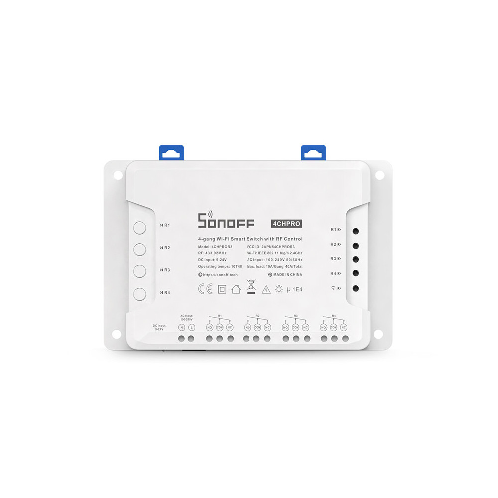 SONOFF 4CH PRO R3 - INTERRUTTORE SMART WIFI 4 CANALI CON RF CONTROL (M0802010004)